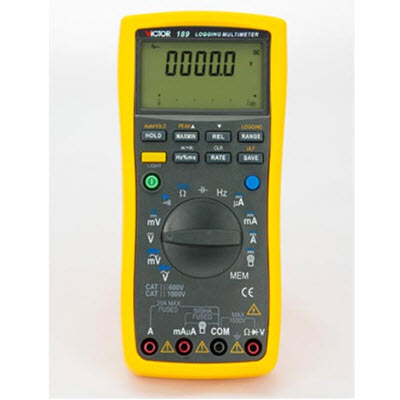 记录型真有效值数字万用表 VICTOR 189