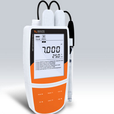 便携式pH/电导率/TDS/盐度/电阻率计 Bante902P